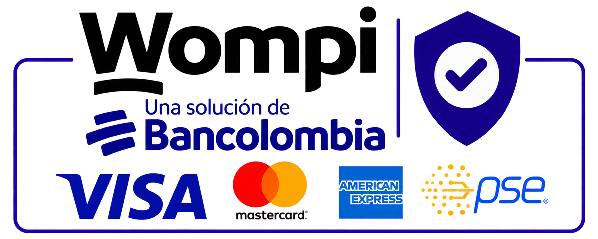 Métodos de pago: PSE, Visa y Mastercard